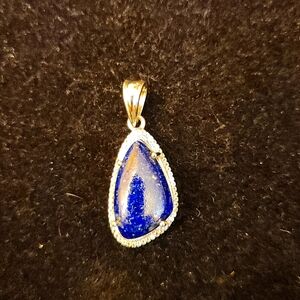 Sandstone sterling pendant